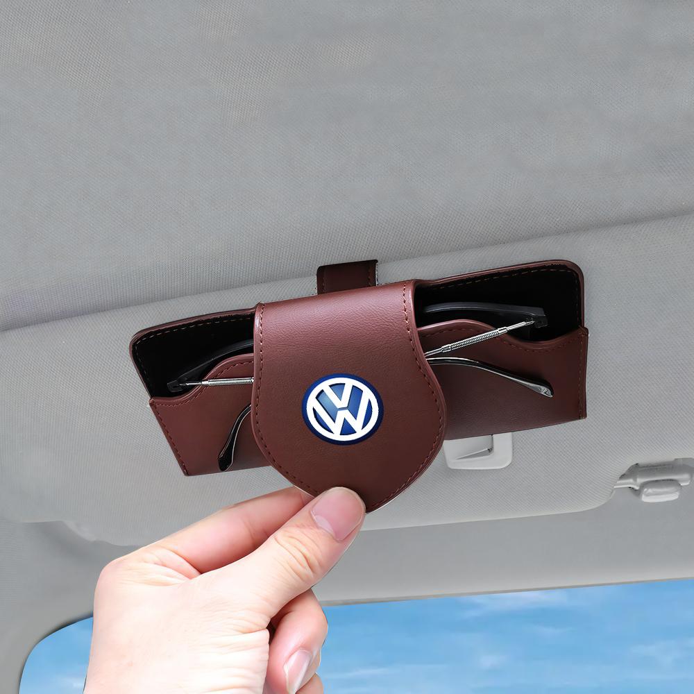 Car Glasses Case Sunglasses Storage Box Auto Eyeglasses Storing Clip For Volkswagen VW Polo Sharan Golf Scirocco Touran Touareg zk0