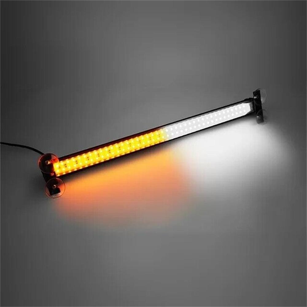 Led Warning Light Bar Police LED Lights Car Strobes 80 LED Front Windshield Roof Flash Light Strobe Emergency Lamp Bar 12V/24V