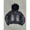 Felpa stampata personalizzata tendenza americana giacca Harajuku stile gotico unisex maglione stampato 3D