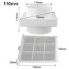 Removable Filter Aluminum Foil Tube Filter Indoor Air Quality 110mm Versatile Pipe Air Filter Ventilation Filter