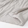 MUJI Natural Lyocell Soft Thin Comforter/S, 140 x 190 cm, Light Gray, 84732669