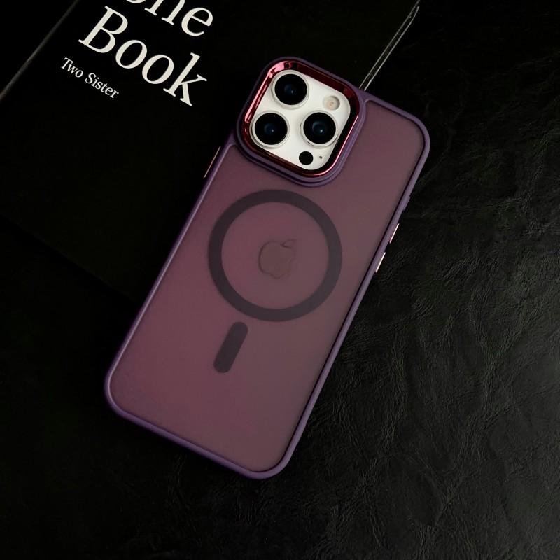 Magnetic Luxury Matte Translucent Armor Shockproof Case For iPhone 16 15 14 13 12 11 Pro Max Plus Magsafe Wireless Charge Cover