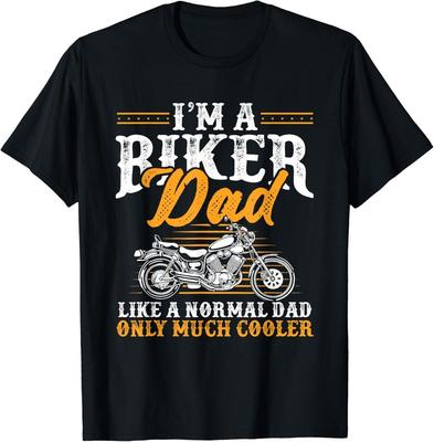 Je suis un Papa Biker Drôle Motard Papa Cadeau Fête des Pères T-shirt Unisexe