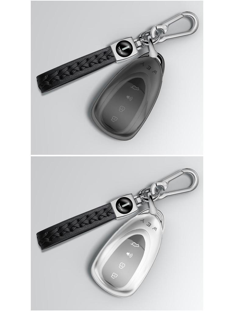 Modrý kryt klíče Blue Mountain pro modely Great Wall Wey Mocha a Latte 2023 - Taška na klíč od vozu s novou energií a přezka