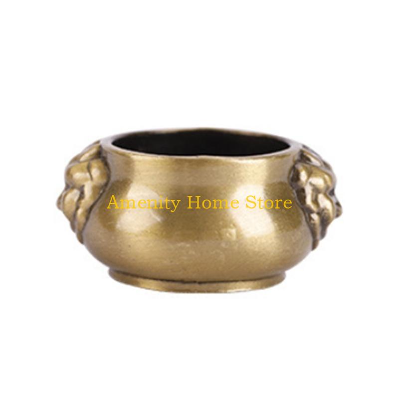 F26C Incense Holder for Stick Incense Burners 7 Holes Cone Incense Holder with Ash Catcher for Meditation Home Office Decor