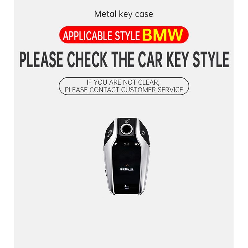 Husă Carcasă Cheie Auto Aliaj Zinc Pentru Bmw Seria 1 3 5 7 X1 X3 X5 X6 X7 F30 G20 F34 F31 G30 G01 F15 G05 I3 M4 Seria Accesorii