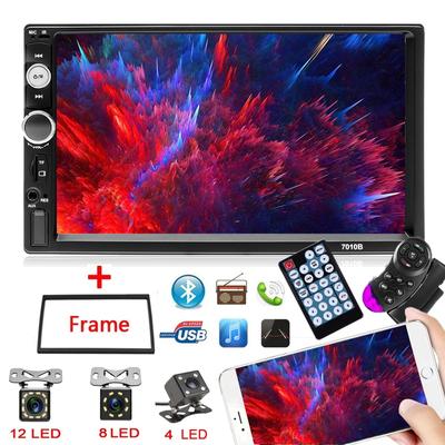 2 Din Car Radio 7\ HD Player MP5 Touch Screen Digital Display Bluetooth Multimedia USB 2 Din Autoradio Mobile Phone Interconnetion Car Backup Monitor
