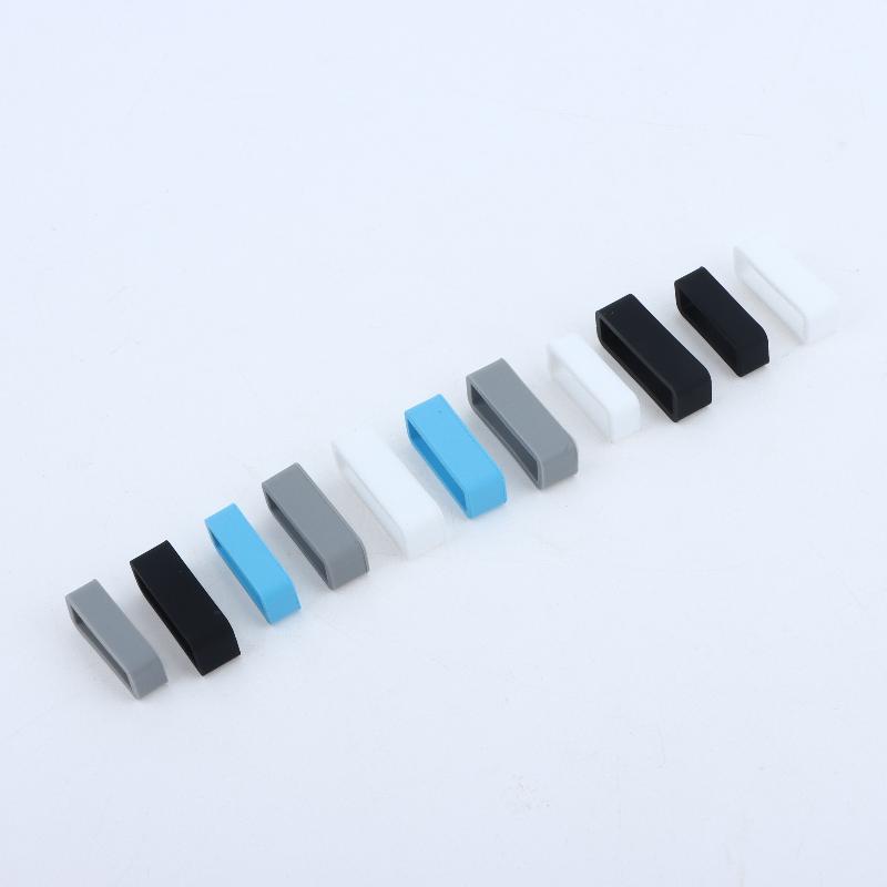 4 Peças Anel de Pulseira de Silicone 18 20 22Mm Laços à Prova d'Água Suporte de Segurança Acessórios de Relógio Porta-Pulseira de Borracha