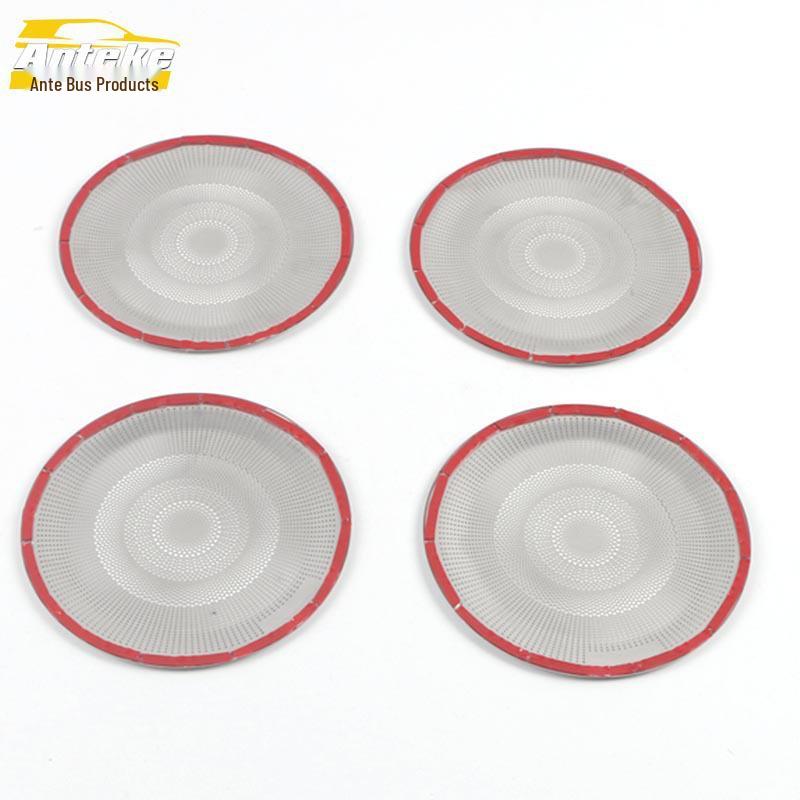 Four-Door Speaker Cover Sequin & Audio Box Panel Decorative Stickers for 21 Fit