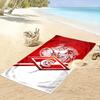 "Spartan Warrior with Shield Design" Patterned beach towel quick dry perfect for travel outdoor sports jogging the beach and swimming