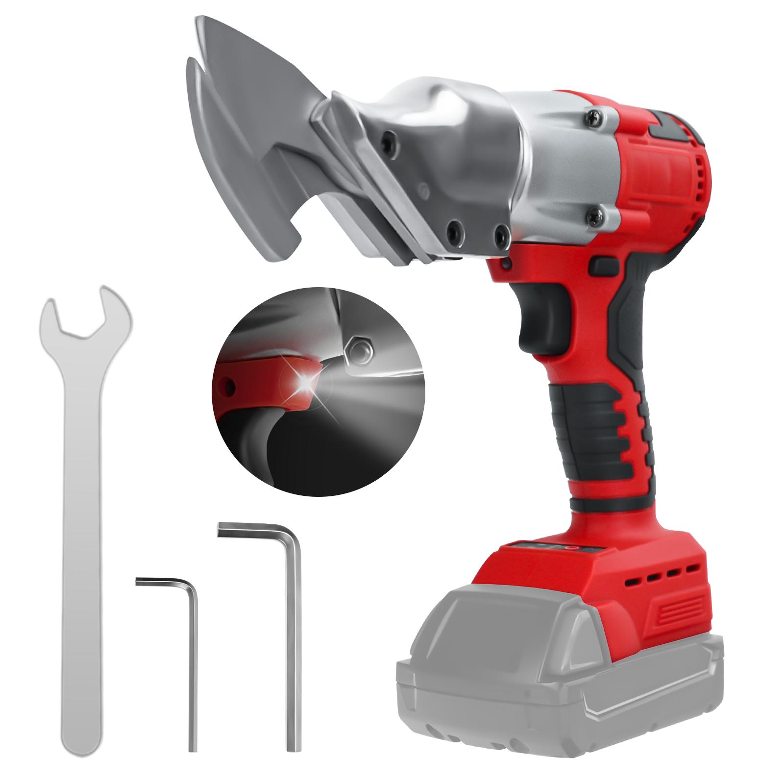 

Бесщеточные аккумуляторные металлические ножницы для аккумулятора Milwaukee 18V 2-ступенчатые электрические ножницы Инструменты для резки металла (Нет батареи)