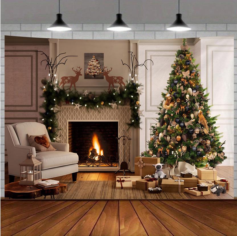 Cross-border Christmas Tapestry: Home Décor Wall Hanging for Bedroom & Photography