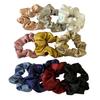 15PCS/Set Women French Elastic Hair Scrunchies For Women Hair Ties Rubber Band Hair Rope Accessories Lady Headdress 2021