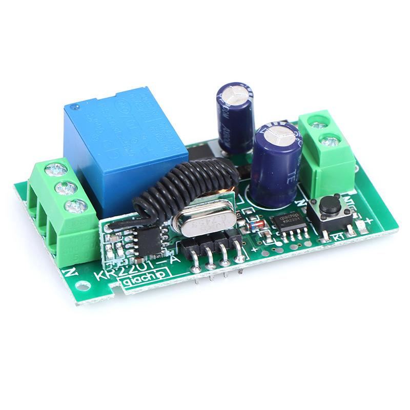 433 Mhz AC 110 V 220 V 1Ch bezprzewodowy moduł zdalnego sterowania moduł odbiornika Rf