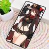 Hu Tao Genshin Impact chibi Silicone Phone Case For Samsung Galaxy note 10 pro S26 S25 S24 S23 S22 S21 Plus S25Ultra Capa Cover