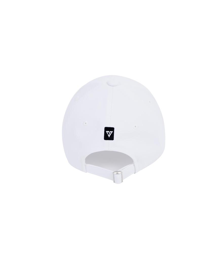 CREVE9 Uni Basic Logo Ball Cap Wh