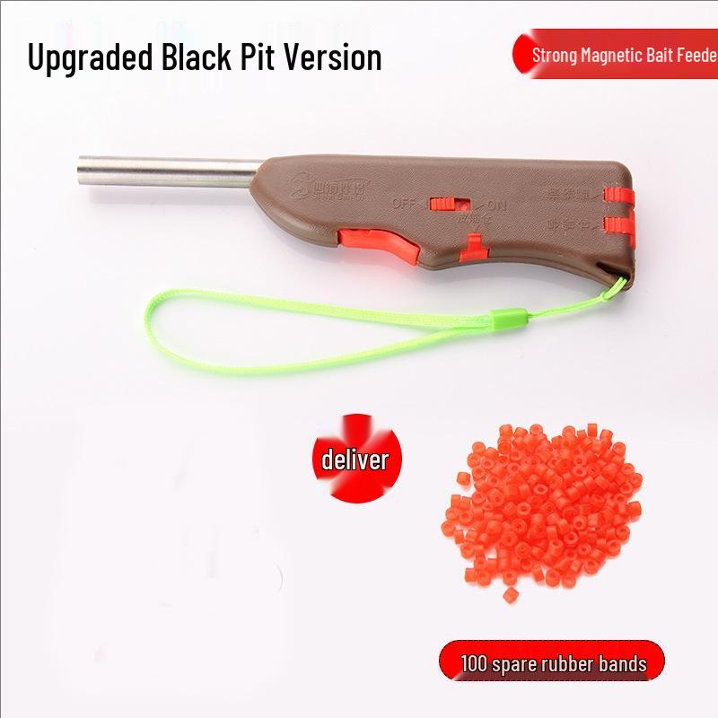 Red Worm Rubber Band Bait Clip, Available in Large and Small Sizes for Live Bait Clipping