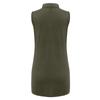 Women's Summer Casual Fashion Color Sleeveless Stitching Half Turtleneck Dress