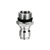 Stainless Steel High-Pressure Car Wash Water Gun Quick Connector, 14x1.5mm Male Thread