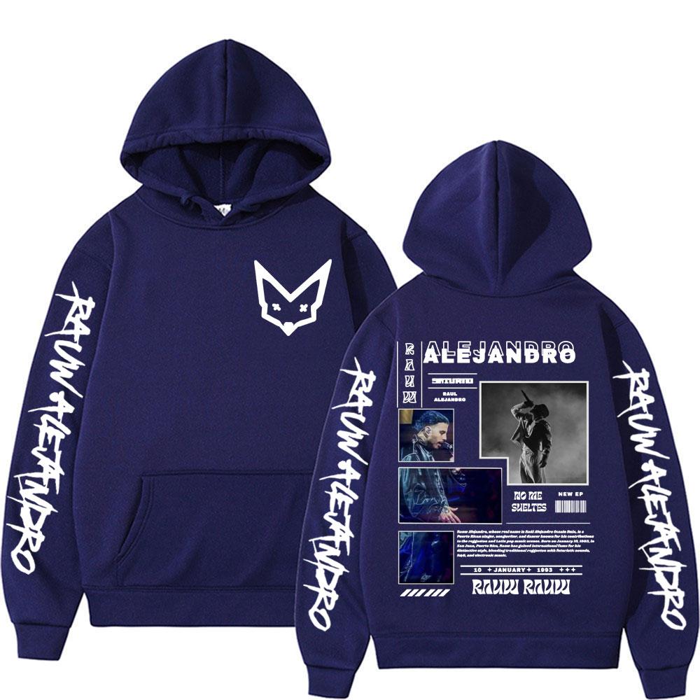 Singer Rauw Alejandro Tour Merch Hoodie Men's Clothing Hip Hop Fashion Harajuku Sweatshirt High Quality Casual Hooded Streetwear
