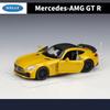 Welly 1/36 Mercedes-Benz AMG GT R Alloy Sports Car Model Diecast Metal Toy Vehicle Car Model Simulation Collection Children Gift