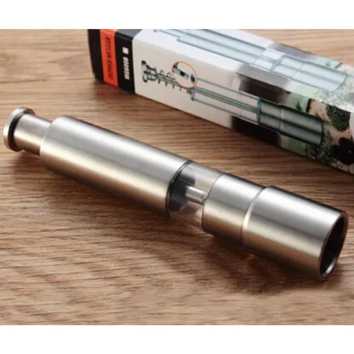 

Мелющий стержень Высокое качество Серебристый Нажим большим пальцем Соль Нержавеющая сталь Перечница Мельницы для специй Соуса Инструмент Гаджеты Бесплатные подарки DHL