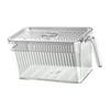 Refrigerator Organizer Bin with Draining Tray for Cabinet Drawer Pantry