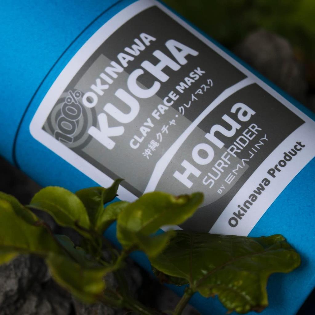 HONUA Surfrider Okinawa Kucha Clay Mask Sea Silt Facial Mud Pore Honua Surfrider by EMAJINY [100% Okinawan] Mask, Mask, Peeling, Exfoliating,