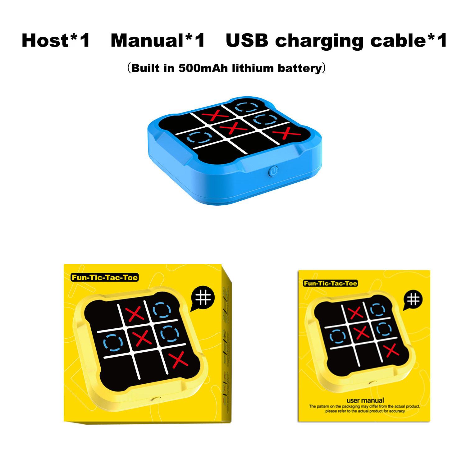 

Синие крестики-нолики Шахматы Электронная головоломка Игрушка Шахматы Многофункциональная игровая машина Шахматная доска Мультирежим