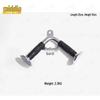 V-Handle Solid Iron Bar for Strength Training