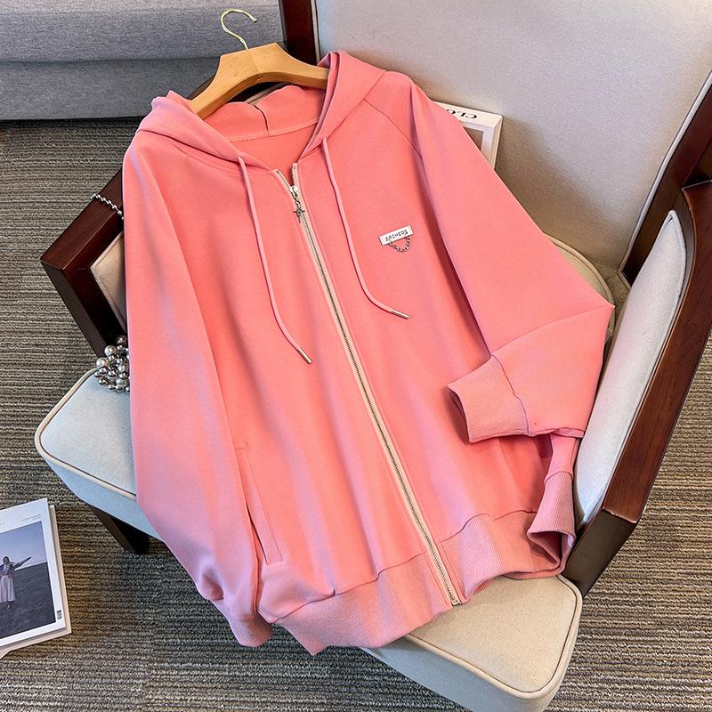 Women’s Plus Size Fashionable Slimming Hoodie and Pants Casual Set 7338