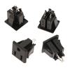 5Pcs Black 15A 125V Copper American Japan Canada Mexico 3 Pin Elcectrical Ac Power Socket Universal Us Standard Industry Socket