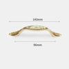 Zinc Zinc Zinc Alloy Gold Kitchen Cabinet Handle Light Luxury Ceramic Drawer Pulls  Wardrobe