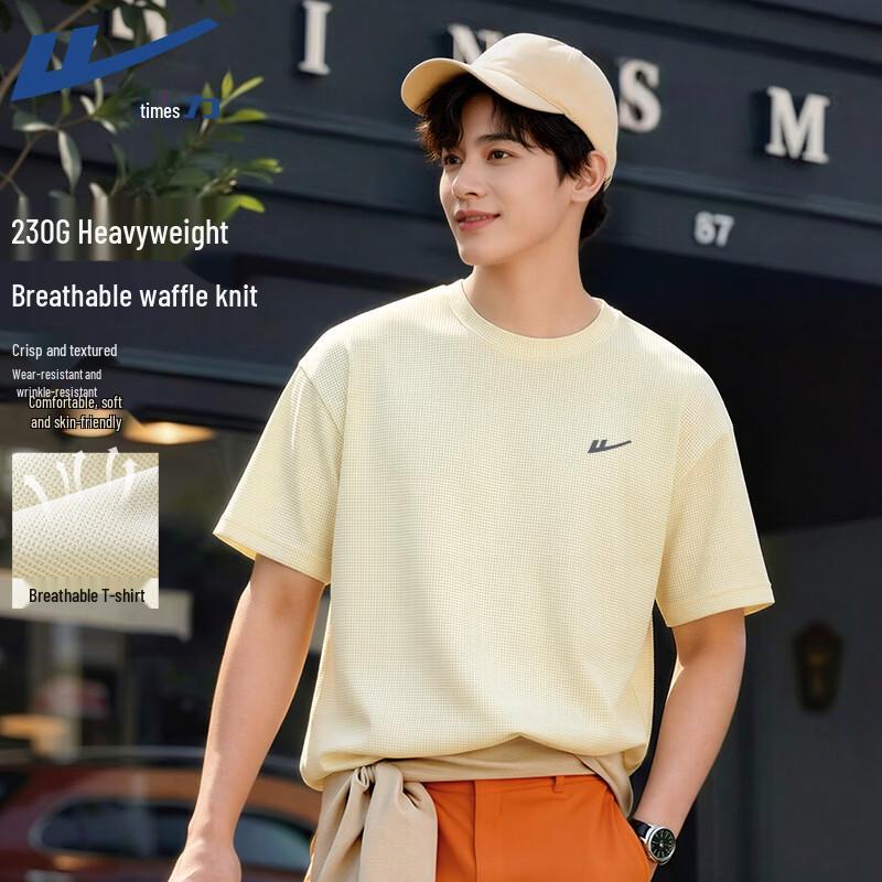 Warrior Men s Waffle Knit Short Sleeve T-Shirt L