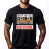 Old School Cassette Tape Rap Music Lovers Black Shirt Graphic Tees T-Shirts Designer Clothes Oversize Man Harajuku