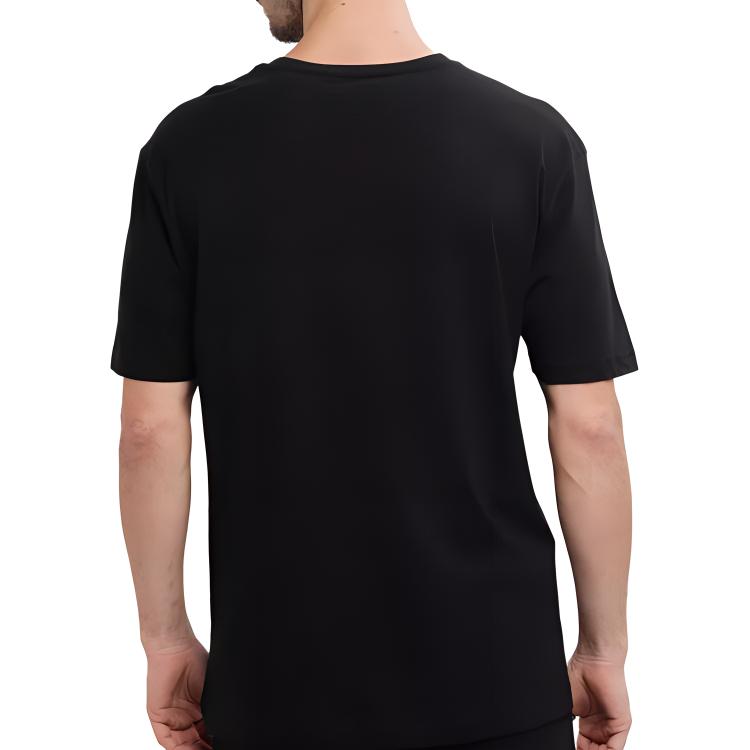 Puma Solid Color Casual Printed Breathable Short Sleeve T-Shirt Men Tops Black 673441-01