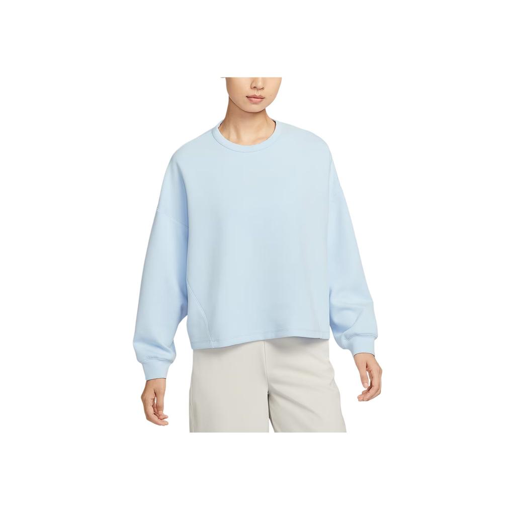 New Nike 24.7 ImpossiblySoft Women's Dri FIT Oversized Crew Neck Top HQ8194-441