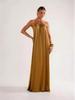 Elegant 2026 European and American Women's Open-Back Halter Beach Dress