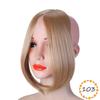 Lang klips foran Hår Bang Side Bangs Forlengelse av håret Ekte naturlig syntetisk smell Hårstykke