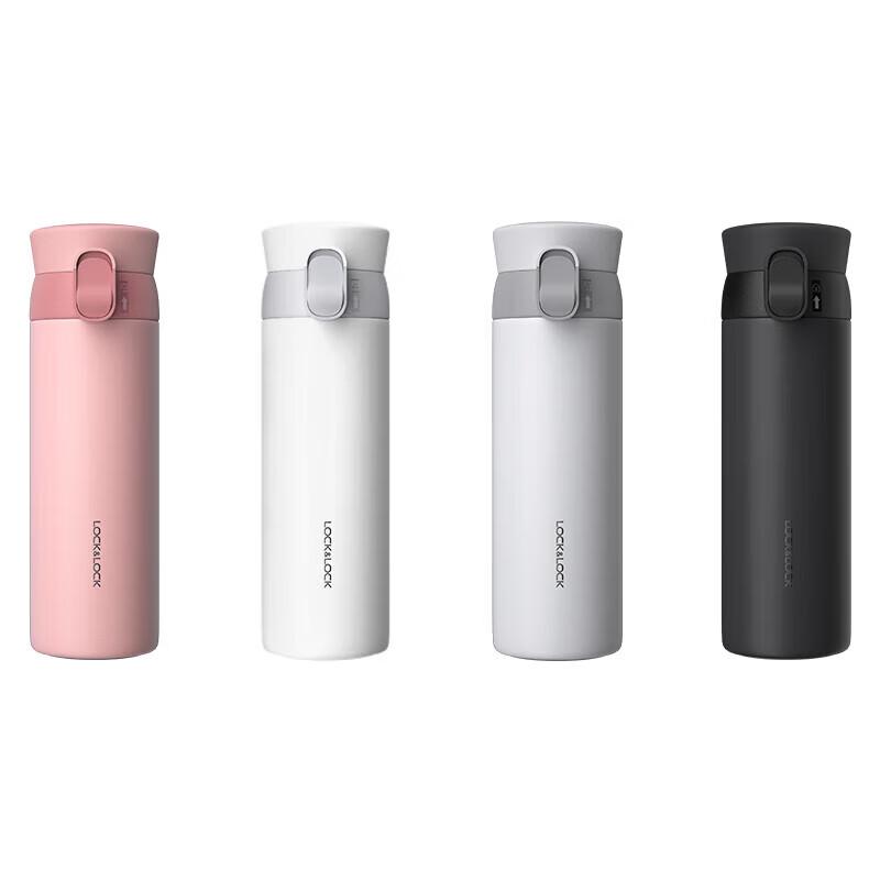 LocknLock Dream 350ml Bounce Lid Insulated Stainless Steel Bottle