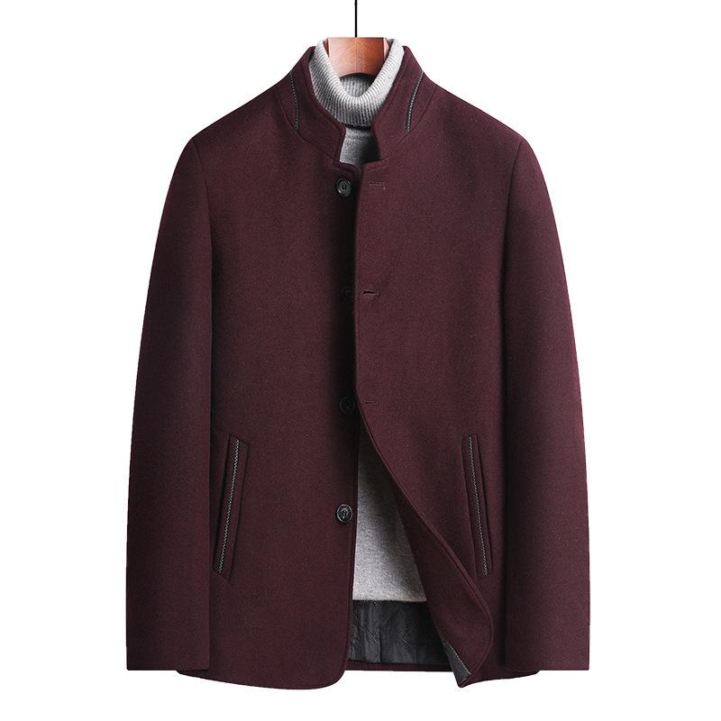 Men's Autumn/Winter Wool Coat 2025: Business Casual Jacket for All Ages