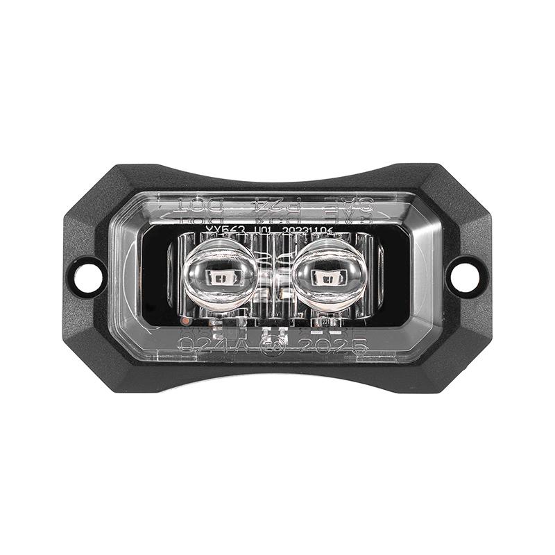 

2Pcs Trailer Led Lights Truck Marker Side Lighting Lamp 2/3Led Car Van Pickup Lorry Grille Warning Clearance Side Marker Lights 2 Led Blue