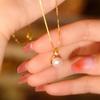 Lucky Bag Pendant Pearl Necklace for Women Fashion Versatile Niche Design Light Luxury Gentle Fairy Clavicle Chain