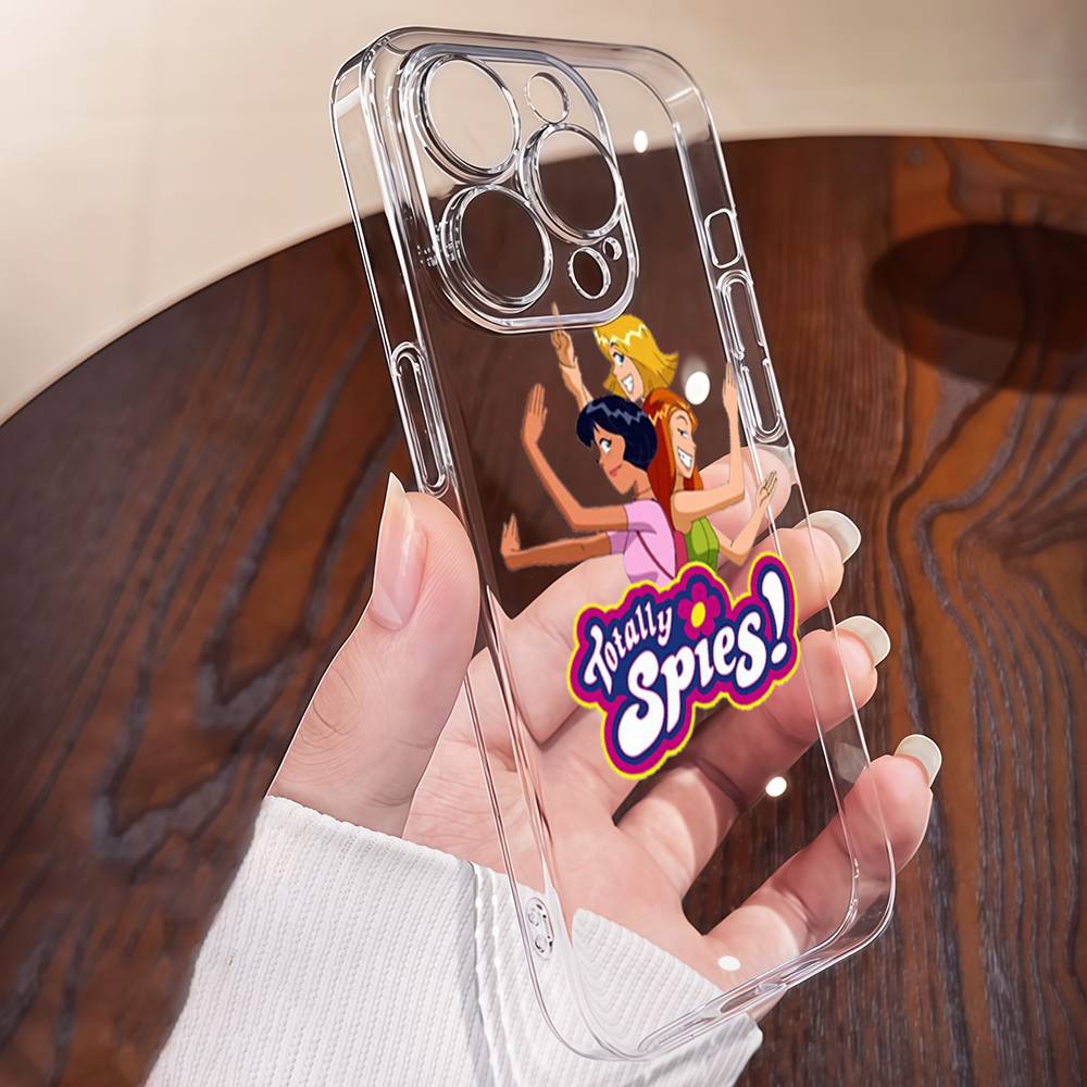 

Totally Spies Phone Case For IPhone 17 16 15 14 11 Pro Max 13 12 Mini 17Air 16e Shockproof Soft Clear Cases Coque iPhone 12pro max