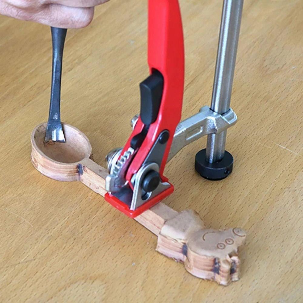 Quick Acting Hold Desktop Clip 19mm/20mm Adjustable Steel Table Clamp Fast Fixed Clip  Woodworking