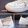 Real Leather White Shoes for Women In Spring and Summer 2025 New Soft Soled Single Shoes, Breathable Mesh Casual Board Shoes