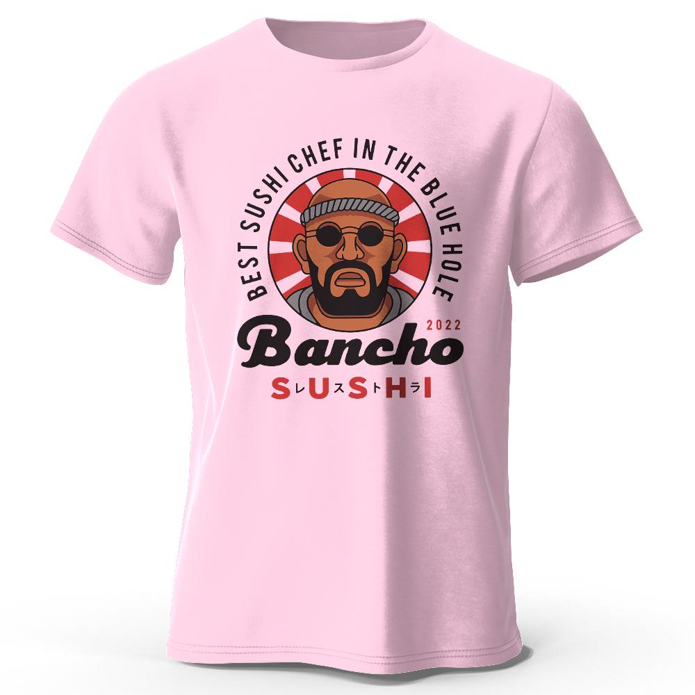 Japanese Ramen Chef Printed 100% Cotton T-Shirt, Soft & Breathable Round Neck Short Sleeve Tee, Unisex Fun & Cultural Style