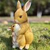 Cartoon Mother & Child Rabbit Garden Ornament