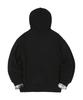 Bp2 Disorder Check Layered Symbol Logo Zip-Up Hoodie Black
