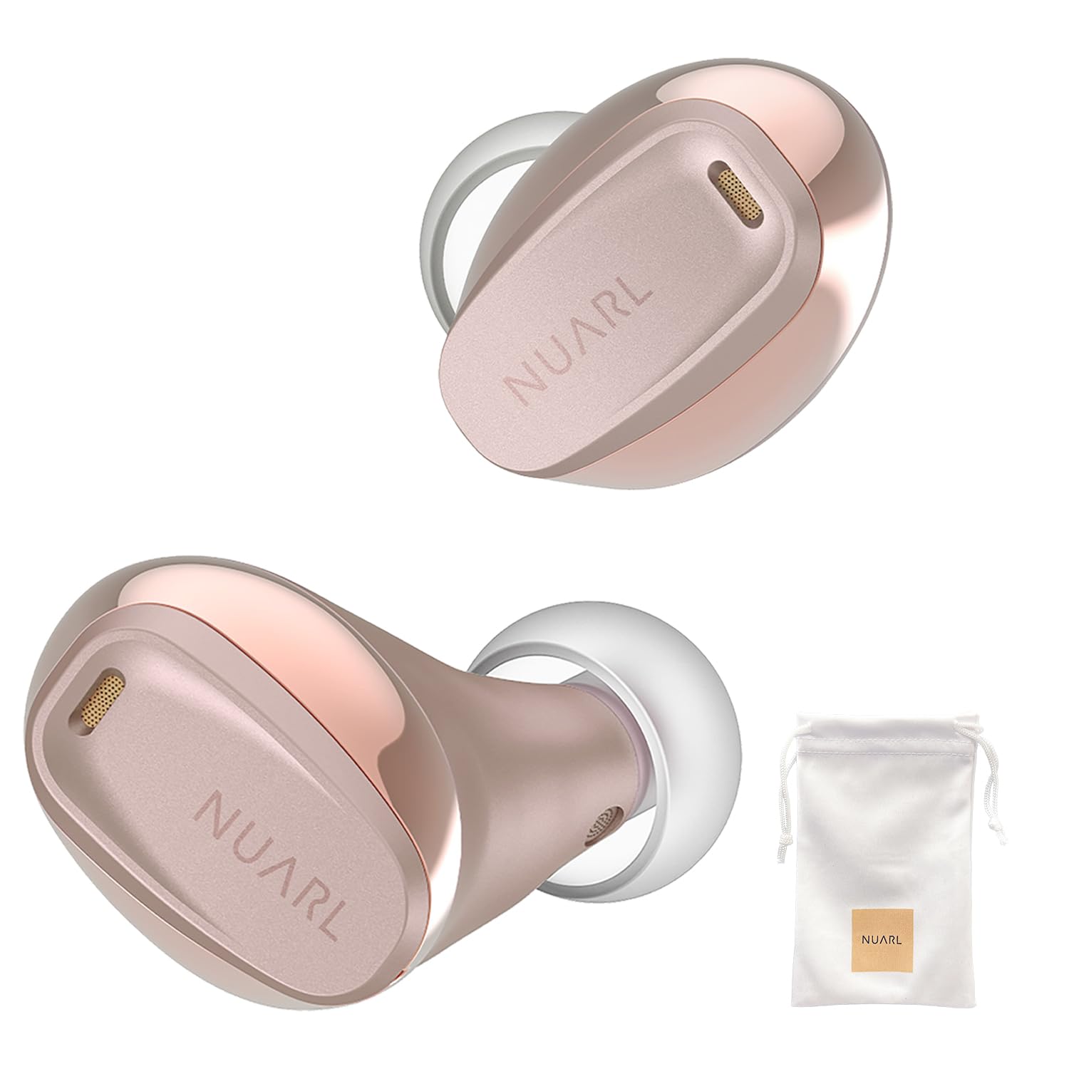 

NUARL mini3 True Wireless Noise Multipoint Low Gaming Up to 32 Hours Ambient Sound IPX4 with Microphone [Official] Earbuds, Cancelling, Bluetooth,